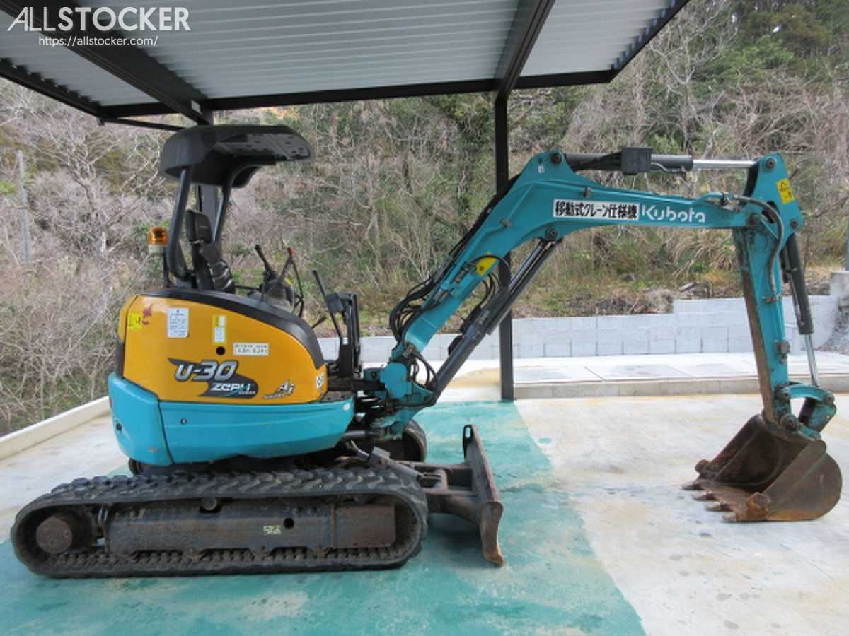 クボタ U30-5 ミニ油圧ショベル 2011Y 2190H 宮崎県 | 中古建設機械・重機販売 ALLSTOCKER（オールストッカー）